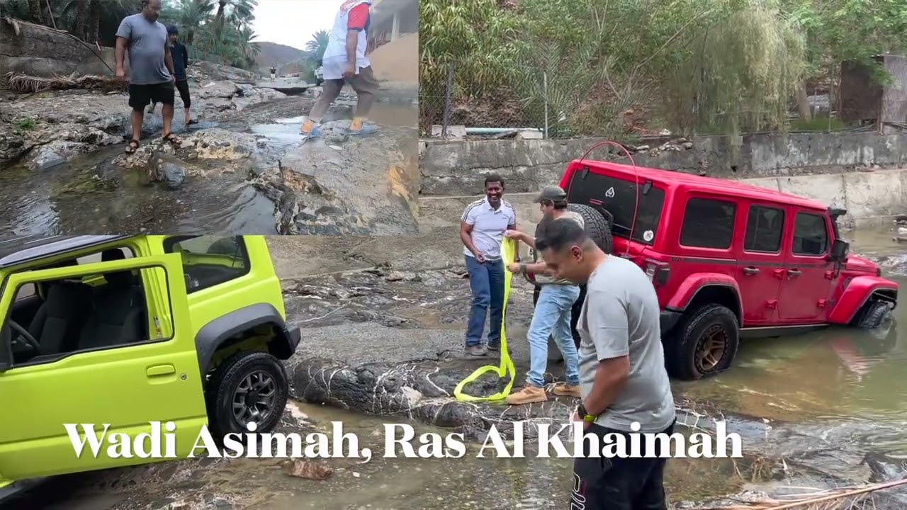Jimny GLX 2022 Off-road Challange - Wadi Asimah & Wadi Tayyibah, UAE