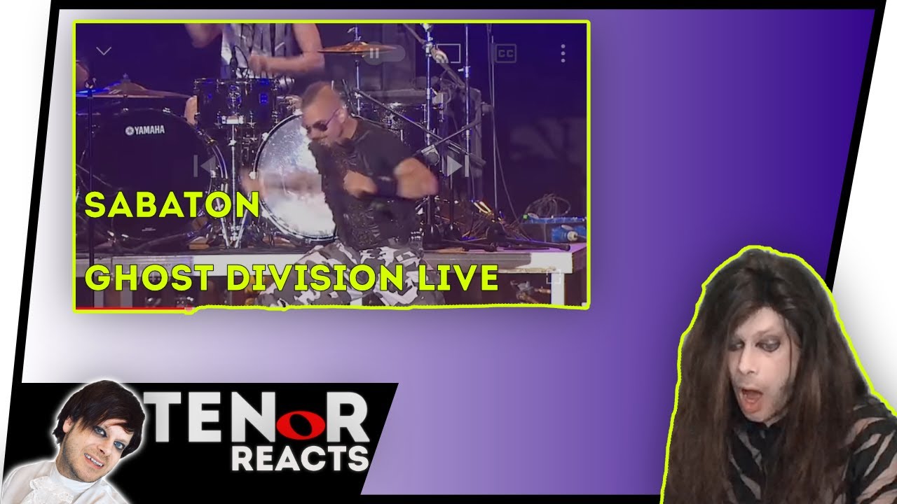 TENOR REACTS TO SABATON - GHOST DIVISION LIVE