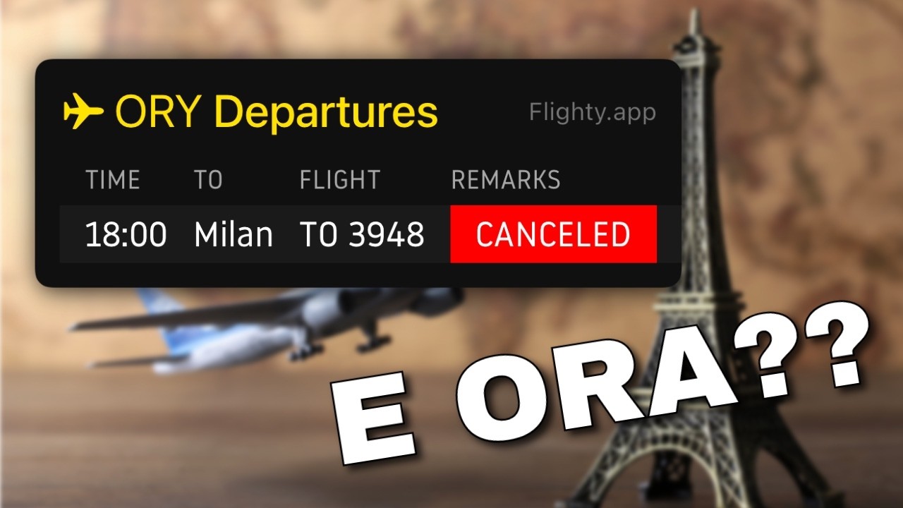 Ci hanno cancellato il volo a Parigi… ed è successo di tutto