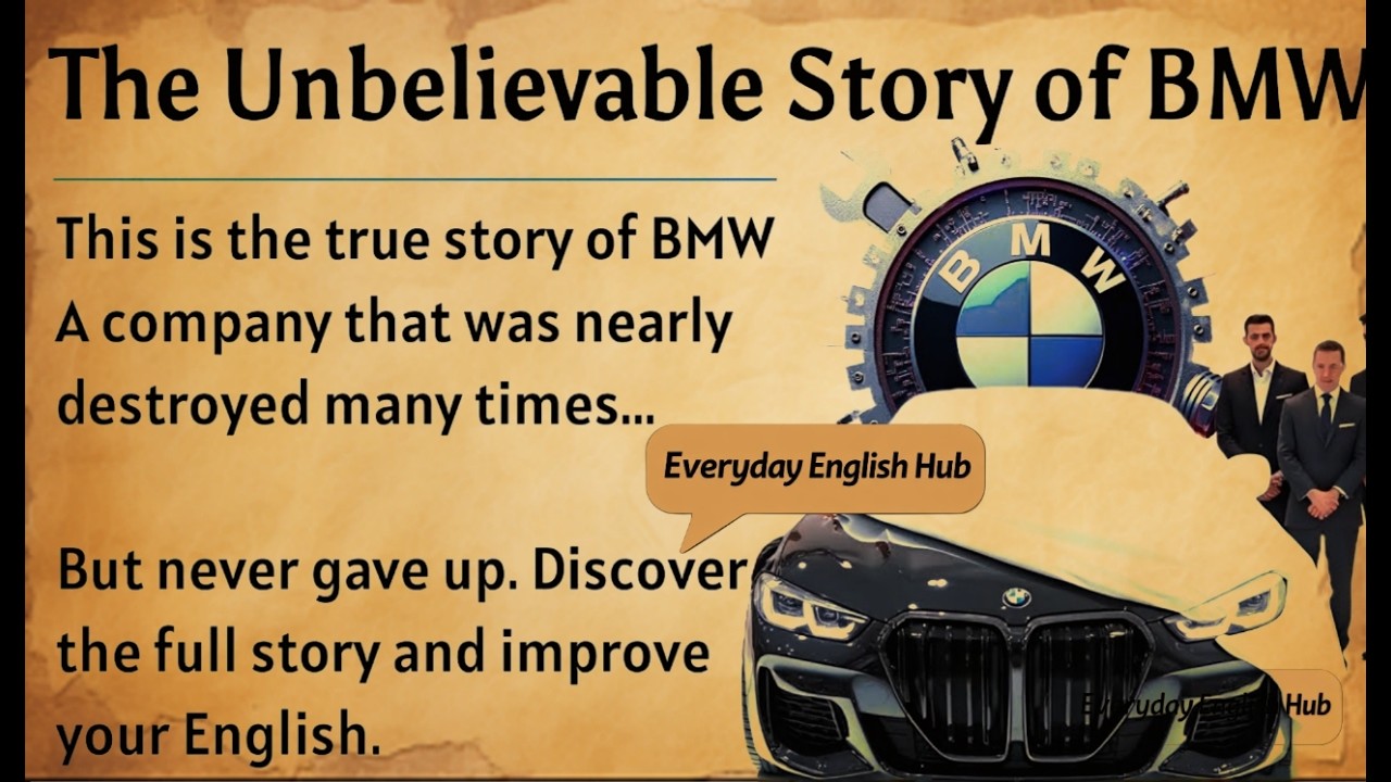 The Unbelievable Story of BMW || Learn English Through Story Level 2 🔥 || Improve Your English ✅️
