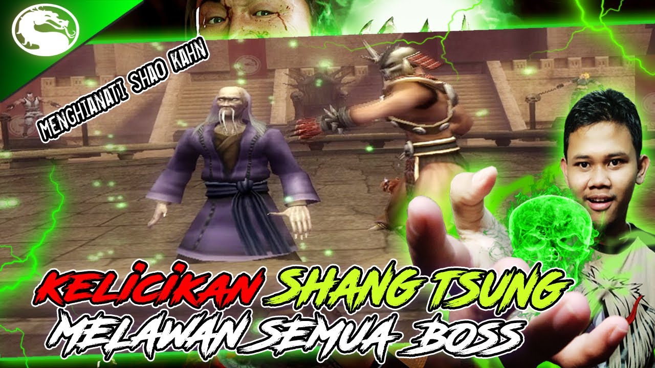 KELICIKAN SHANG TSUNG SAAT MELAWAN SEMUA BOSS !! - Mortal Kombat Shaolin Monks (HARD) PS2