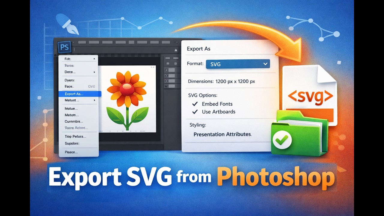 How to Export From Photoshop to SVG