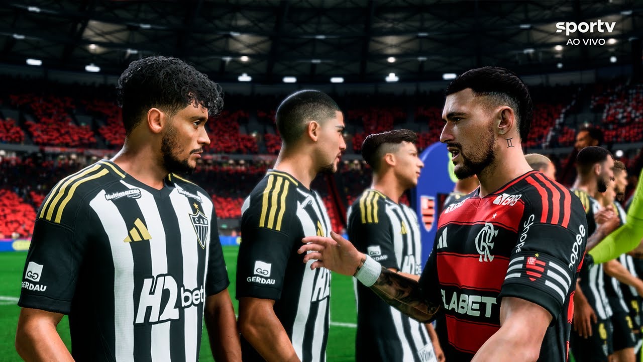 FLAMENGO X ATLÉTICO MINEIRO - COPA DO BRASIL - GAMEPLAY SIMULAÇÃO - FC 25
