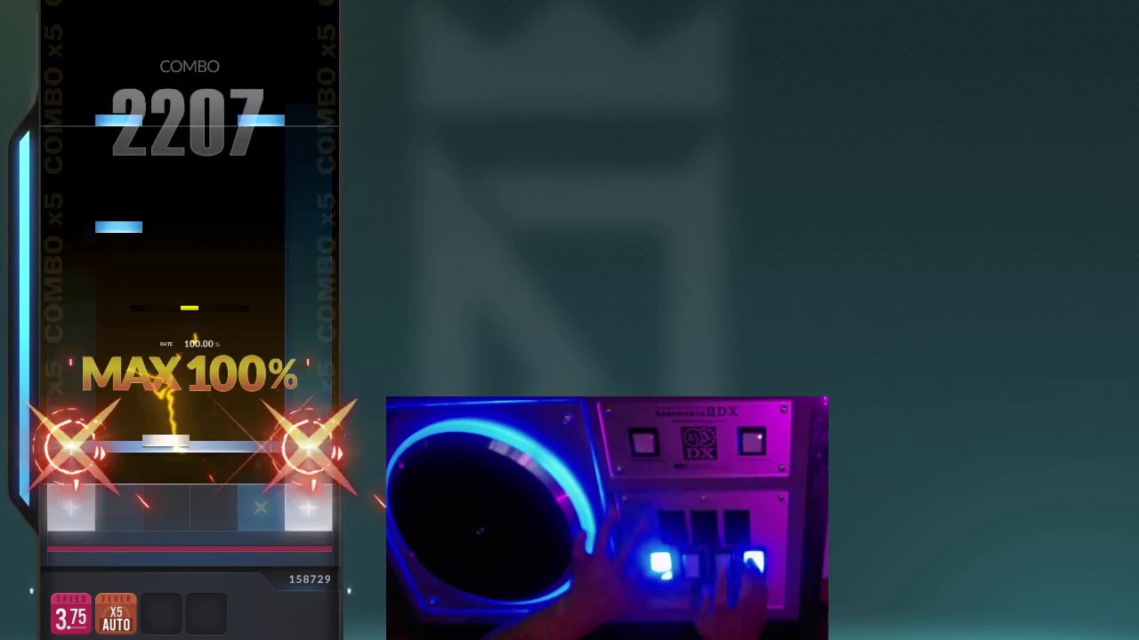 DJMAX RESPECT V - Cherokee 6k SC 100% (on IIDX Controller)