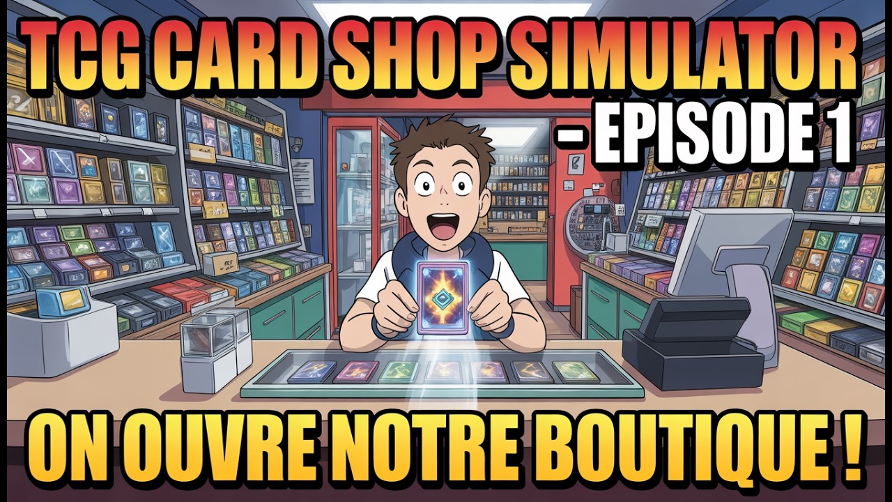 J'essaye le jeux Tcg Card Shop simulator je ne suis pas décu