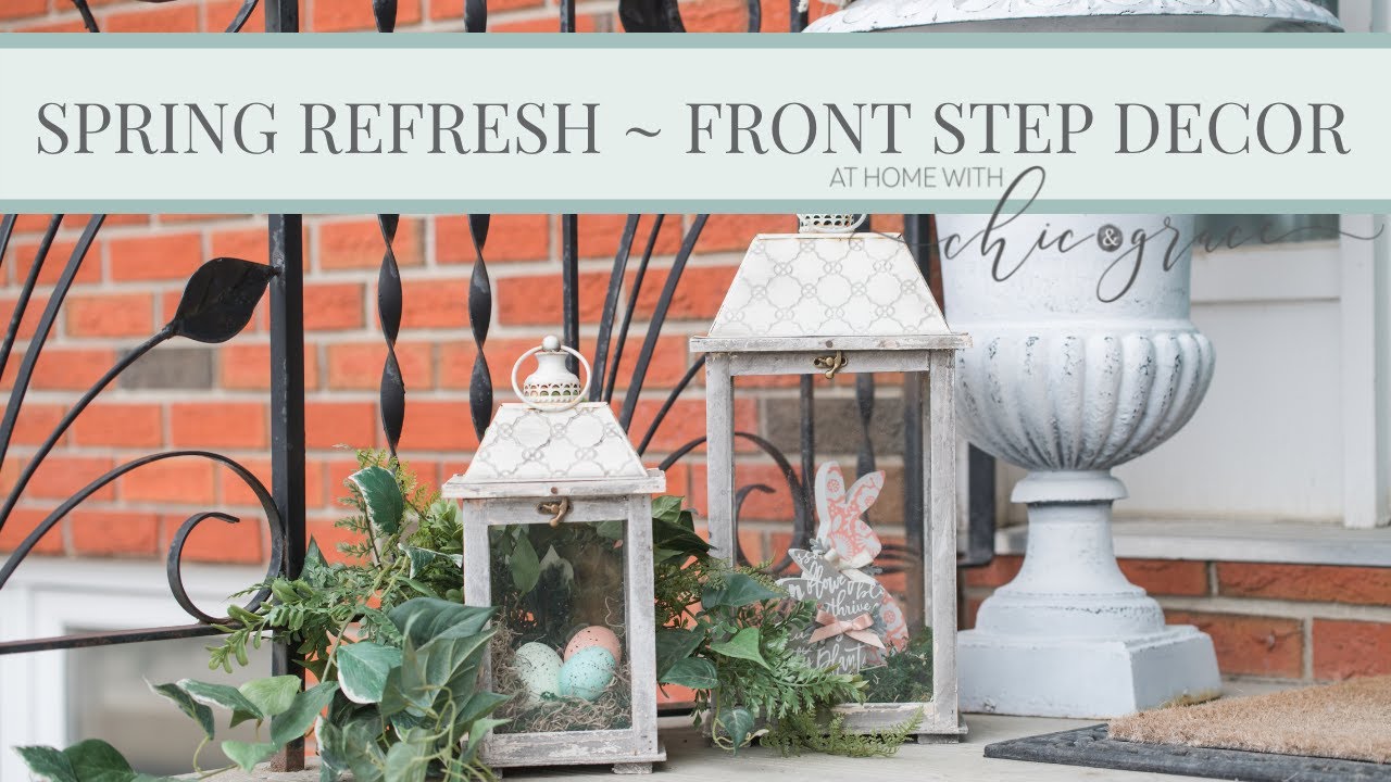 Spring Refresh - Front Door Decor