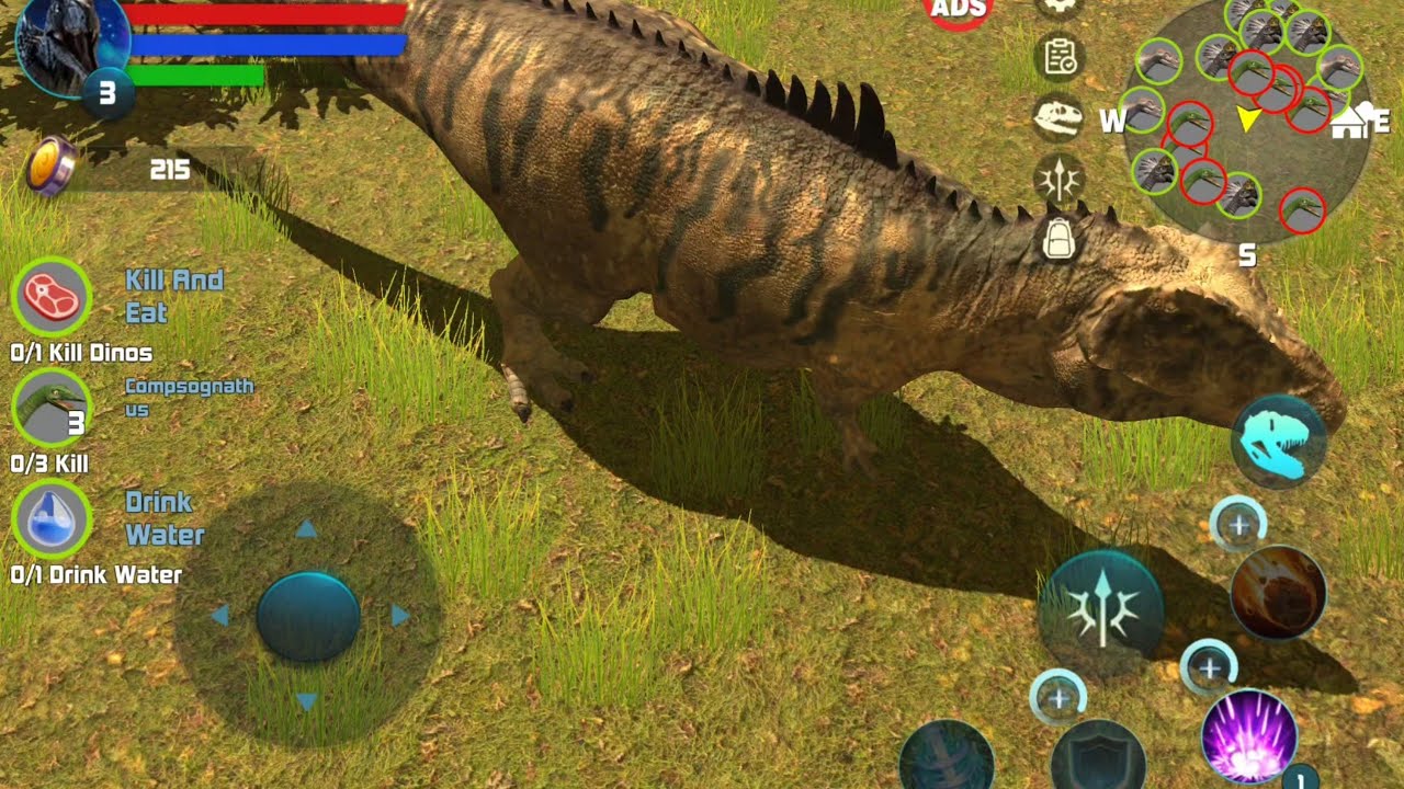  Dinosaur Game Giganotosaurus Dino Simulator Android iOS Gameplay #1