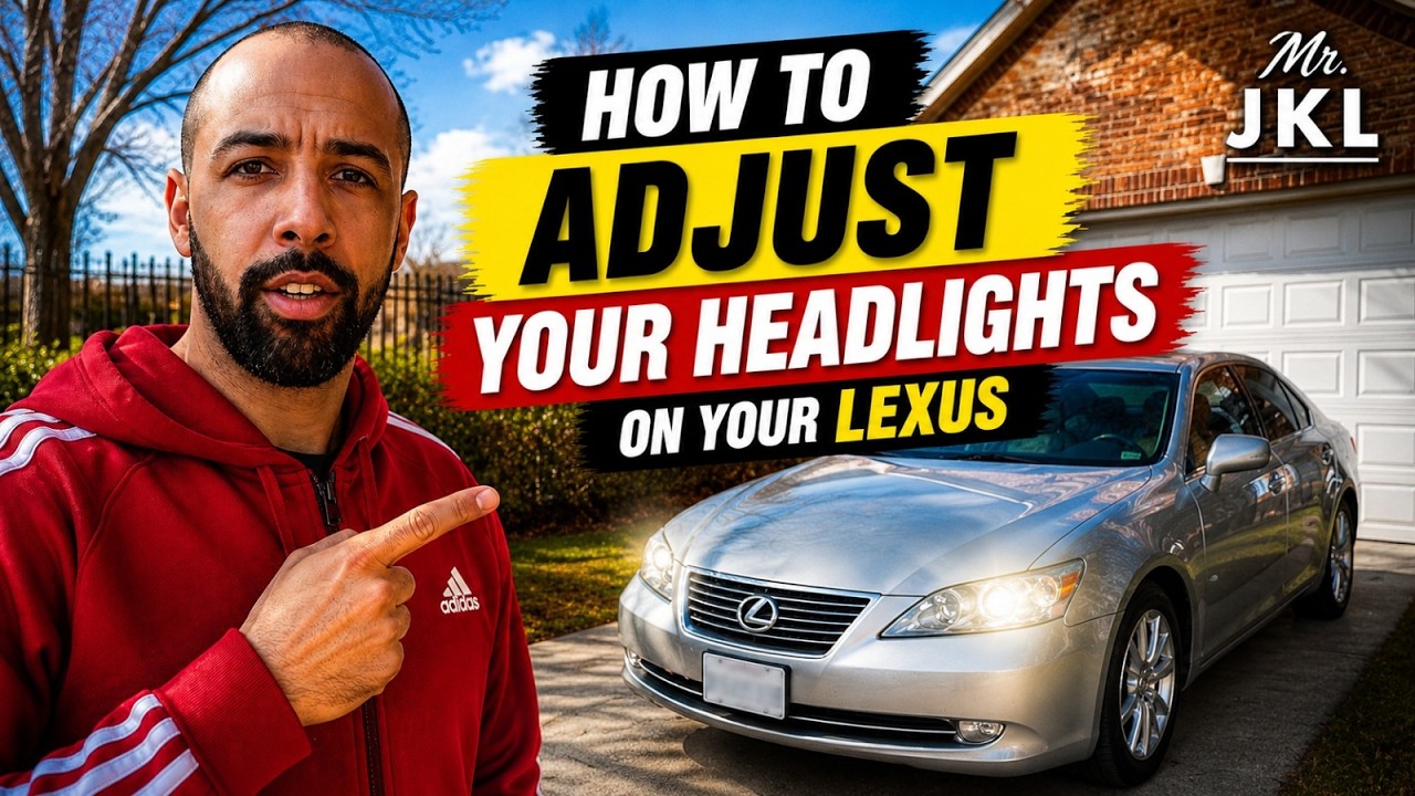как отрегулировать фары на вашем Lexus