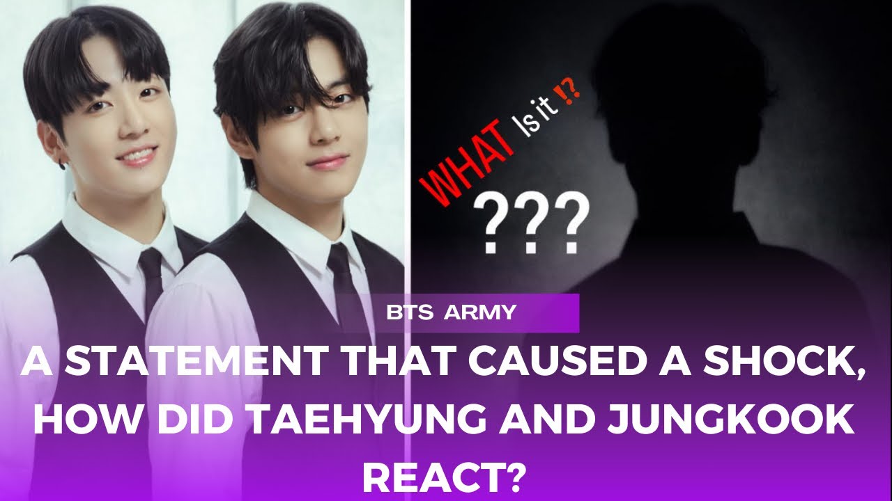 Exciting News! HYBE Says This Surprisingly! Taehyung and Jungkook were surprised to know?