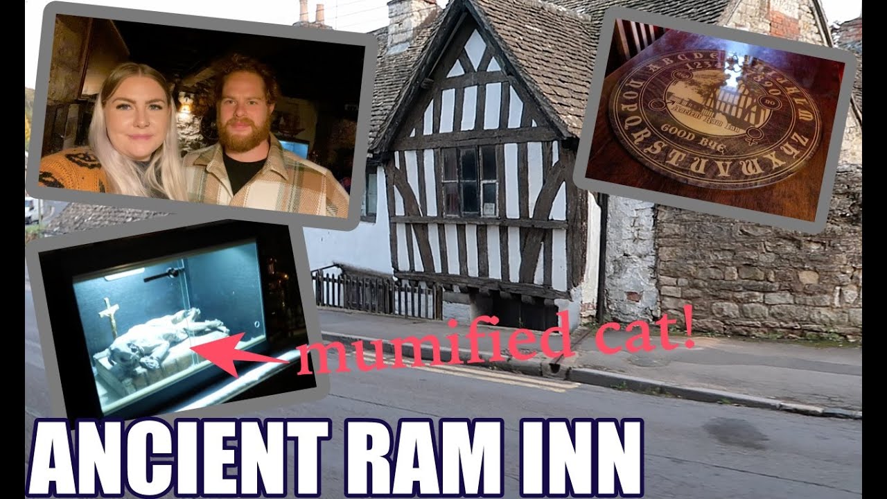 EUROPES MOST HAUNTED HOUSE! | THE ANCIENT RAM INN | SPOOKTOBER | The Bath Couple
