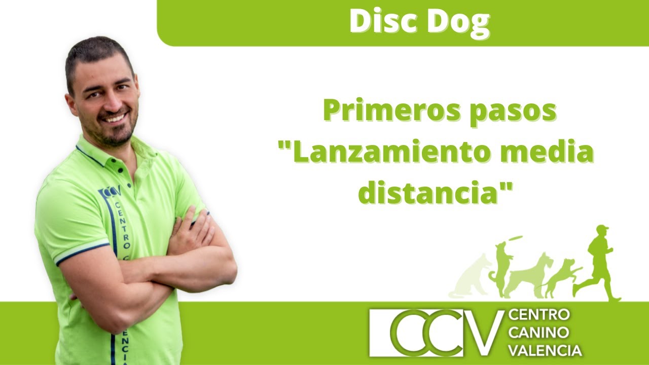 Disc dog turorial, primeros pasos lanzamiento a media distancia, iniciación al disc dog.