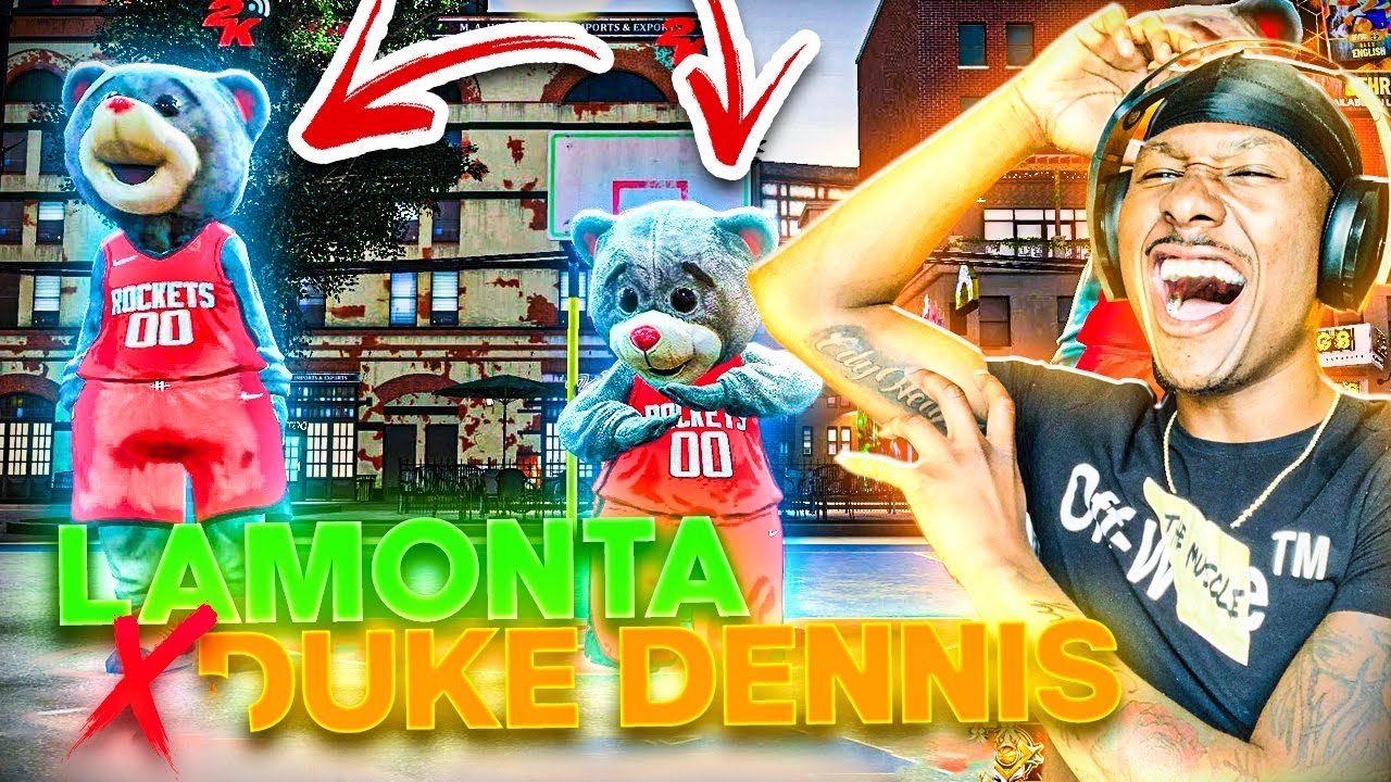 Duke Dennis and Lamonsta CRAZY DEMIGOD DUO! Showing Lamonsta my Stretch Big Playmaker on NBA 2K20!