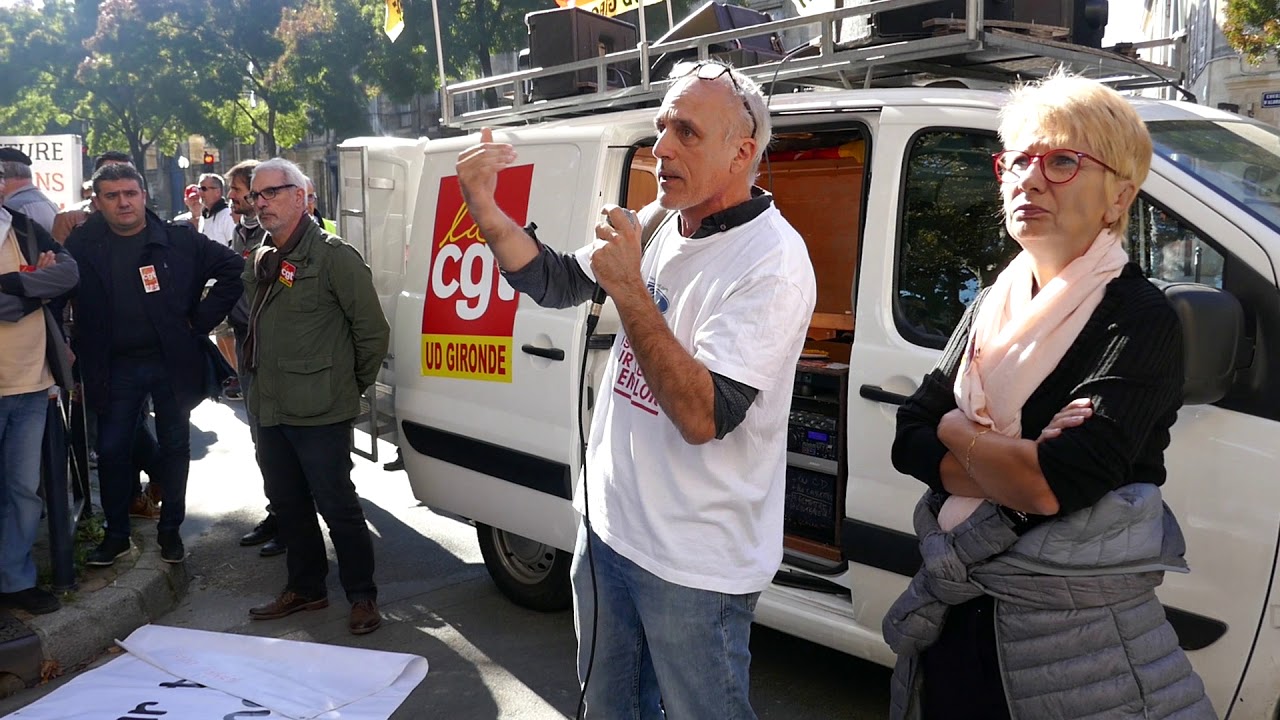 Bordeaux : manifestation de soutien aux salariés de Ford Blanquefort