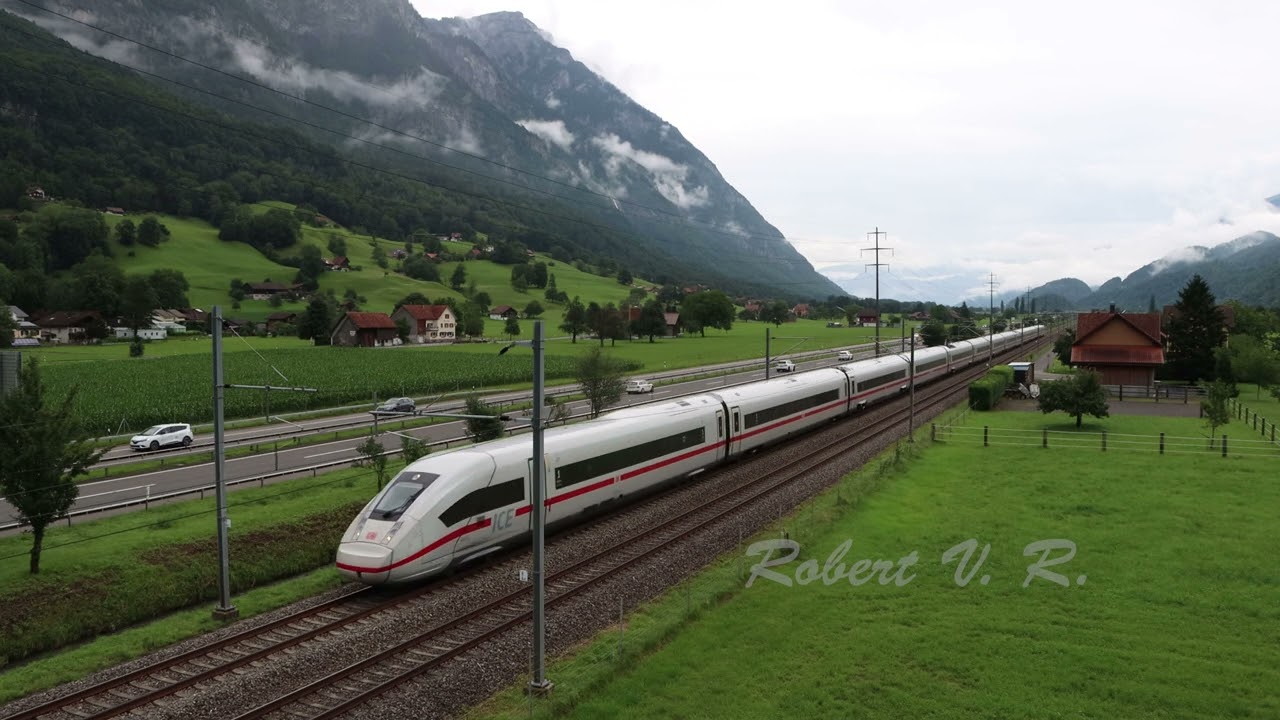 Trains through Flums