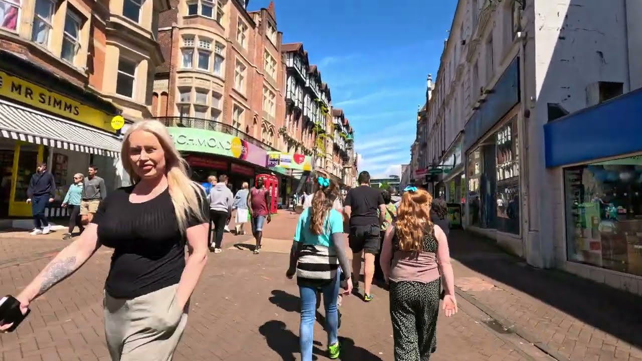 4K Bournemouth Square, upper Gardens and Old Christchurch Road Walking Tour Best of UK