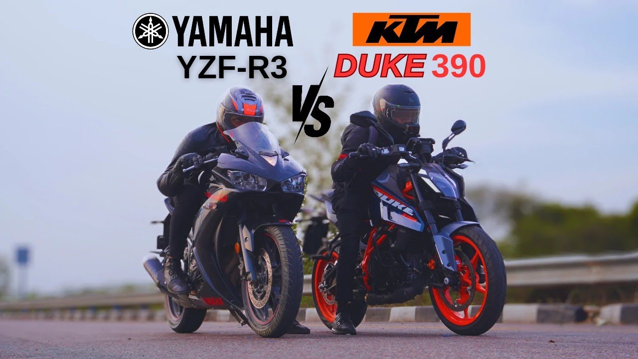 Yamaha R3 VS KTM DUKE 390 Gen 3 | Twin-cylinder vs Single Cylinder Drag Race🔥