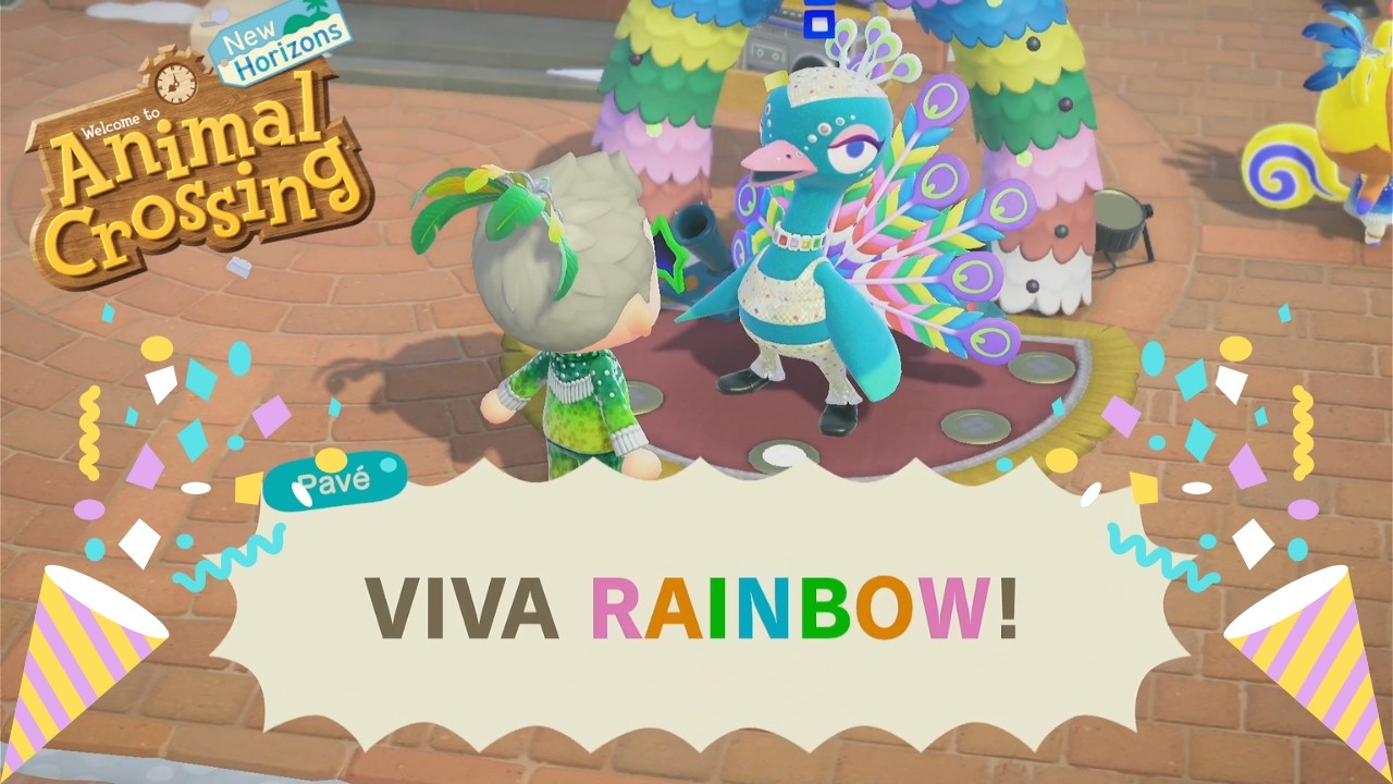 It's Festivale! Say hello to my little friend....Pavé! | Animal Crossing New Horizons