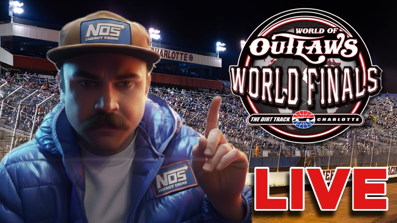 World of Outlaws World Finals LIVE | Sprint Cars & Late Models at Charlotte Dirt Track!