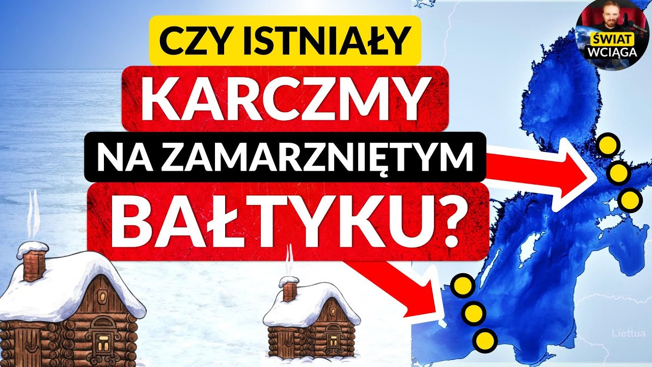 KARCZMY na  BAŁTYKU 🌎 Czy istniały? Czy Bałtyk zamarza?