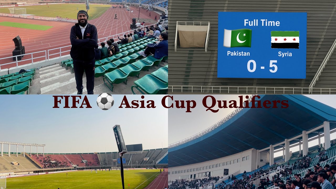Pakistan vs Syria Football Match VLOG | FIFA Asia Cup Qualifiers | 5-0 Defeat 🥺