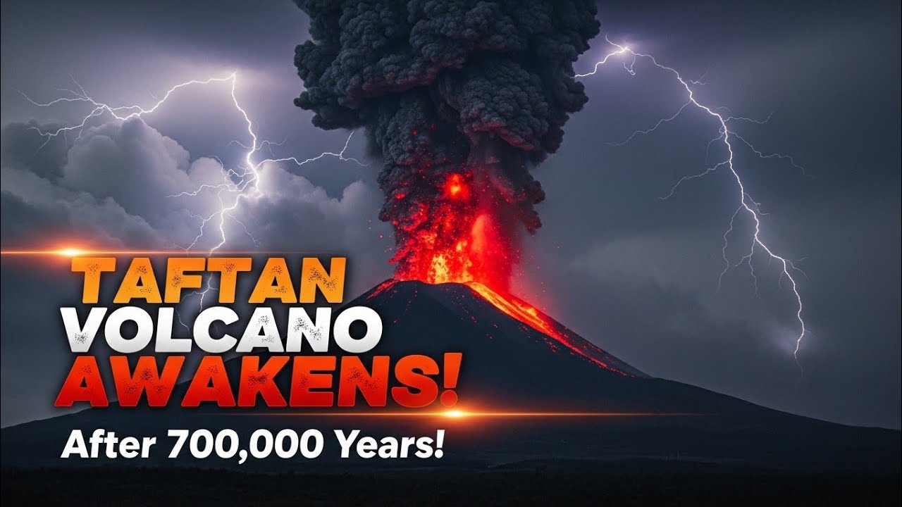 Вулкан Тафтан пробудился спустя 700 000 лет!