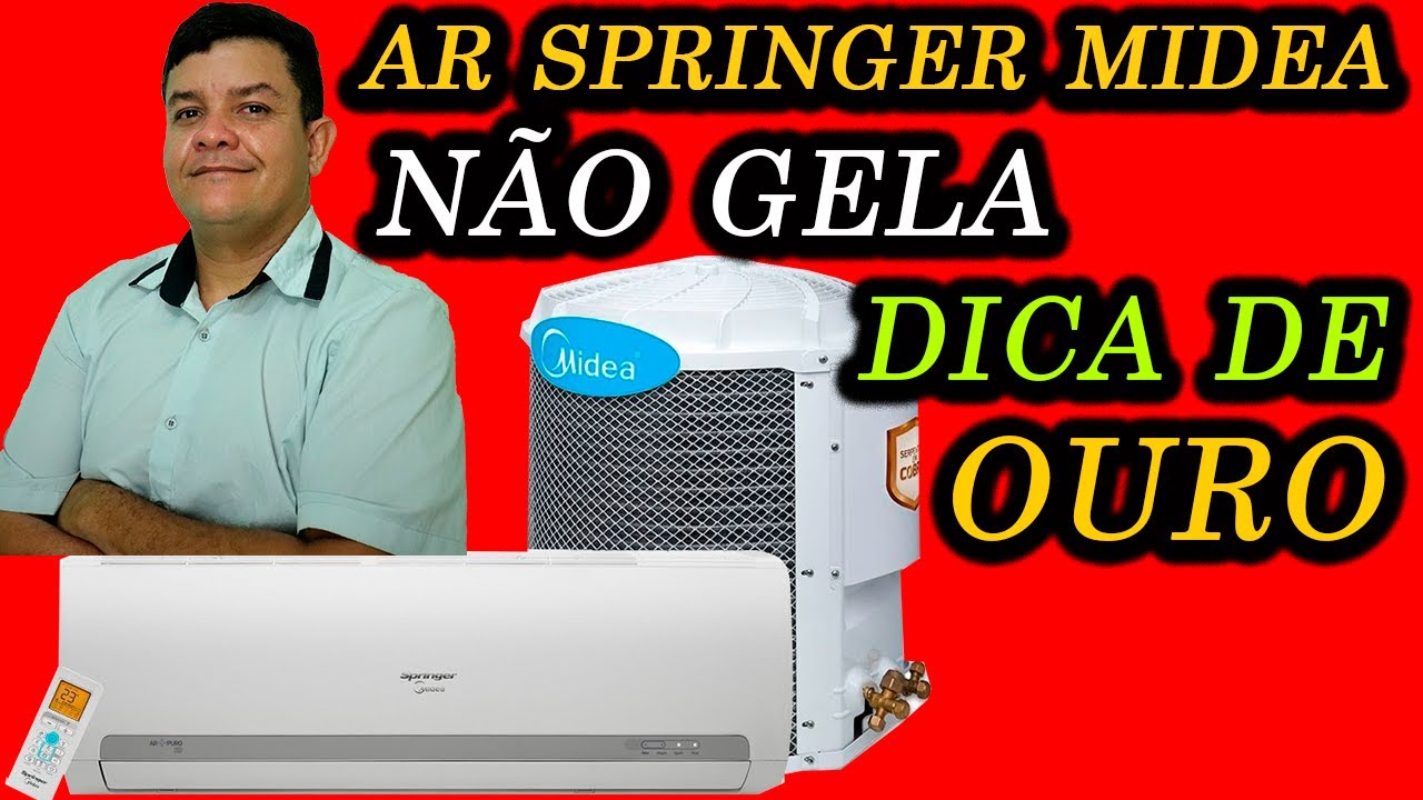 🔴Ar condicionado Springer Midea NÃO GELA. DICA de OURO