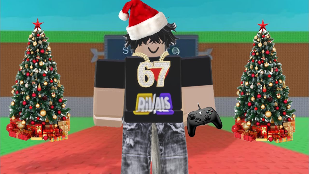Playing steal a brainrot ￼admin abuse on Christmas ￼￼