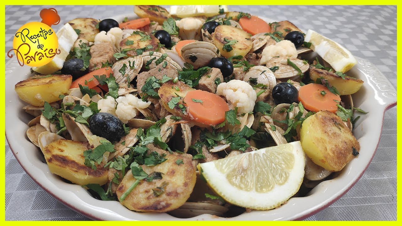 CARNE DE PORCO À ALENTEJANA - 🍎