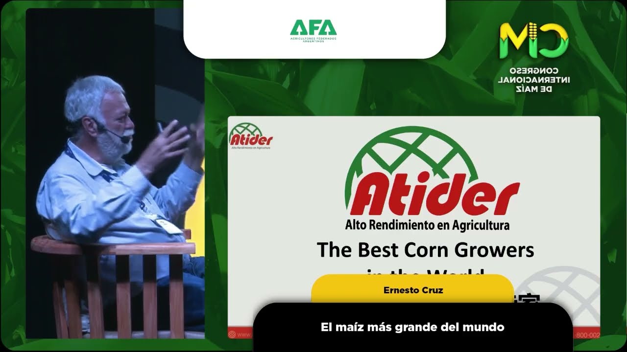 Atider en Argentina Agosto de 2025 en 4to simposium internacional del maiz y conferencia en Suichapa