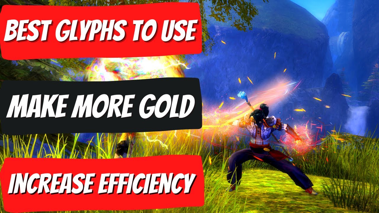 Which Glyph Is The Best For Max Gold & Efficiency | GW2 Gathering Tool Glyphs Guide