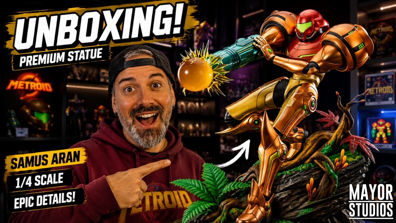 Samus Aran - Metroid by Dream Studio! Unboxing y Review