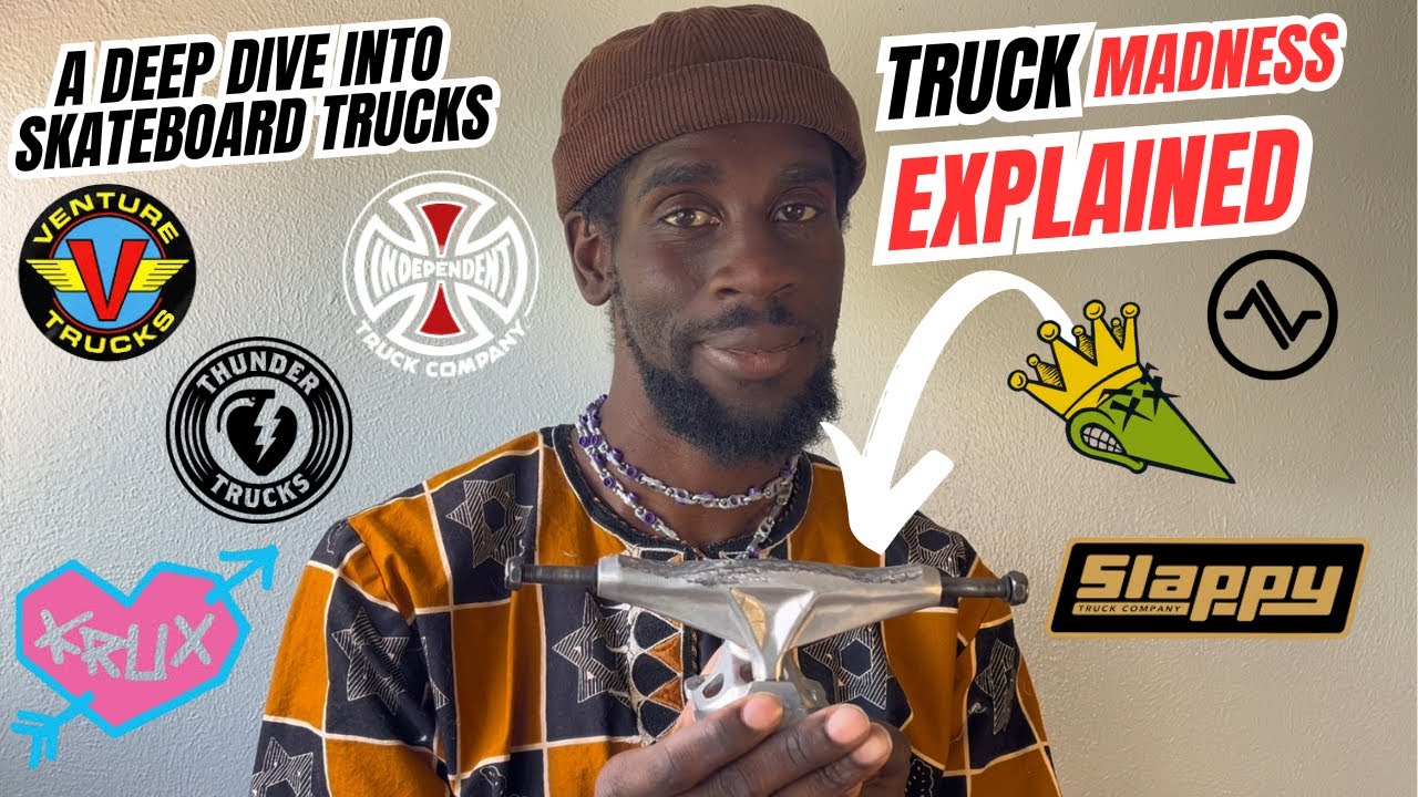 Skateboard trucks explained : A deep dive into the madness 🤯🤯