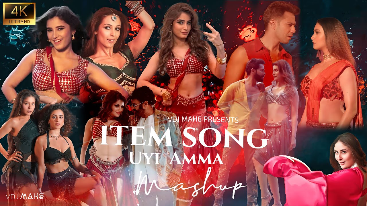 Bollywood | South Item Song | Uyi Amma Mega Dance | (Mashup) | DJ DALAL LONDON & VDJ Mahe [4K]