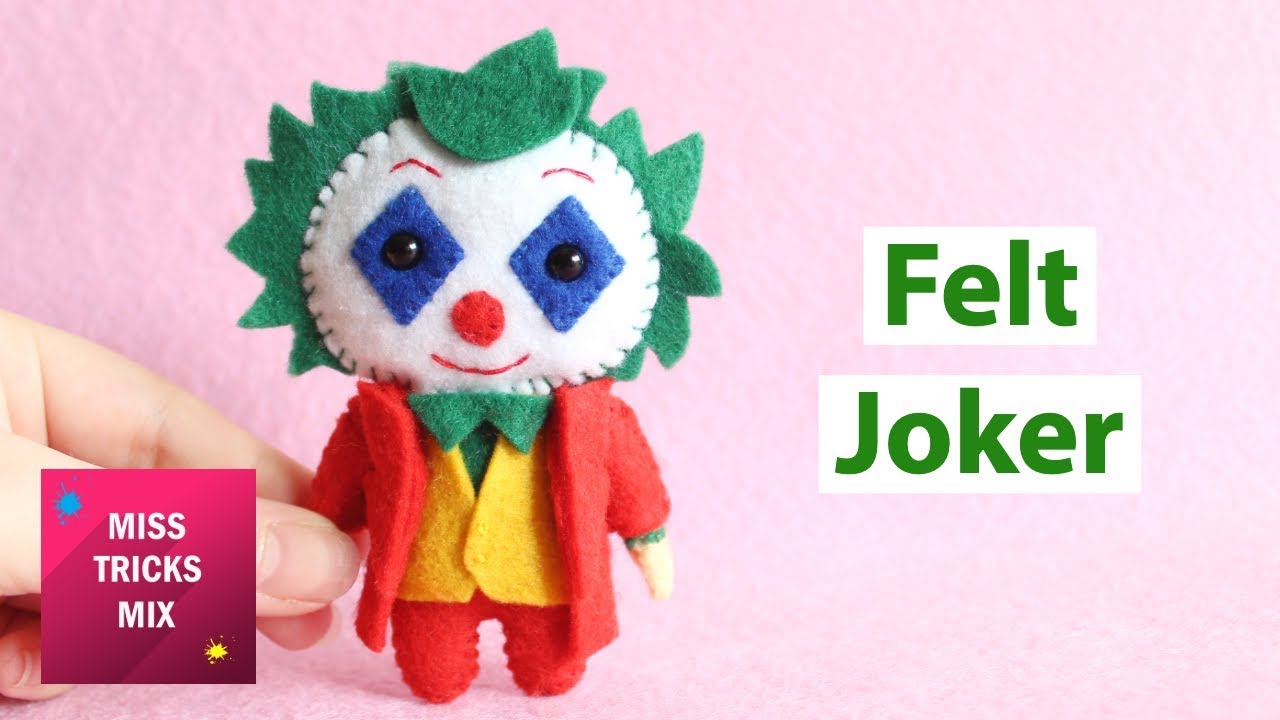 DIY: Joker Felt Plush | Halloween Crafts.