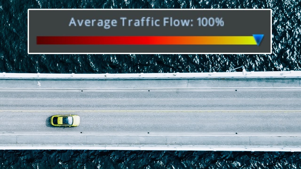 Perfect 100% Traffic Flow Only Possible Like This In Cities Skylines!