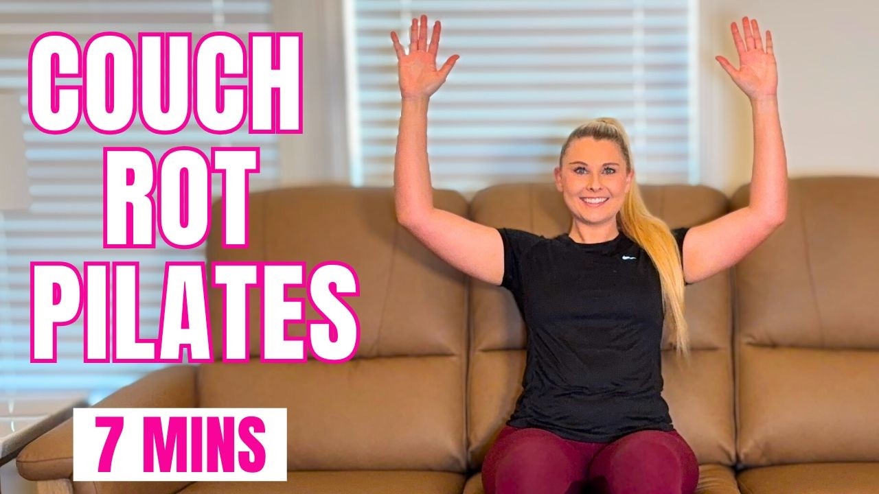 Couch Rot Pilates Workout | Cozy At Home Pilates on the Couch