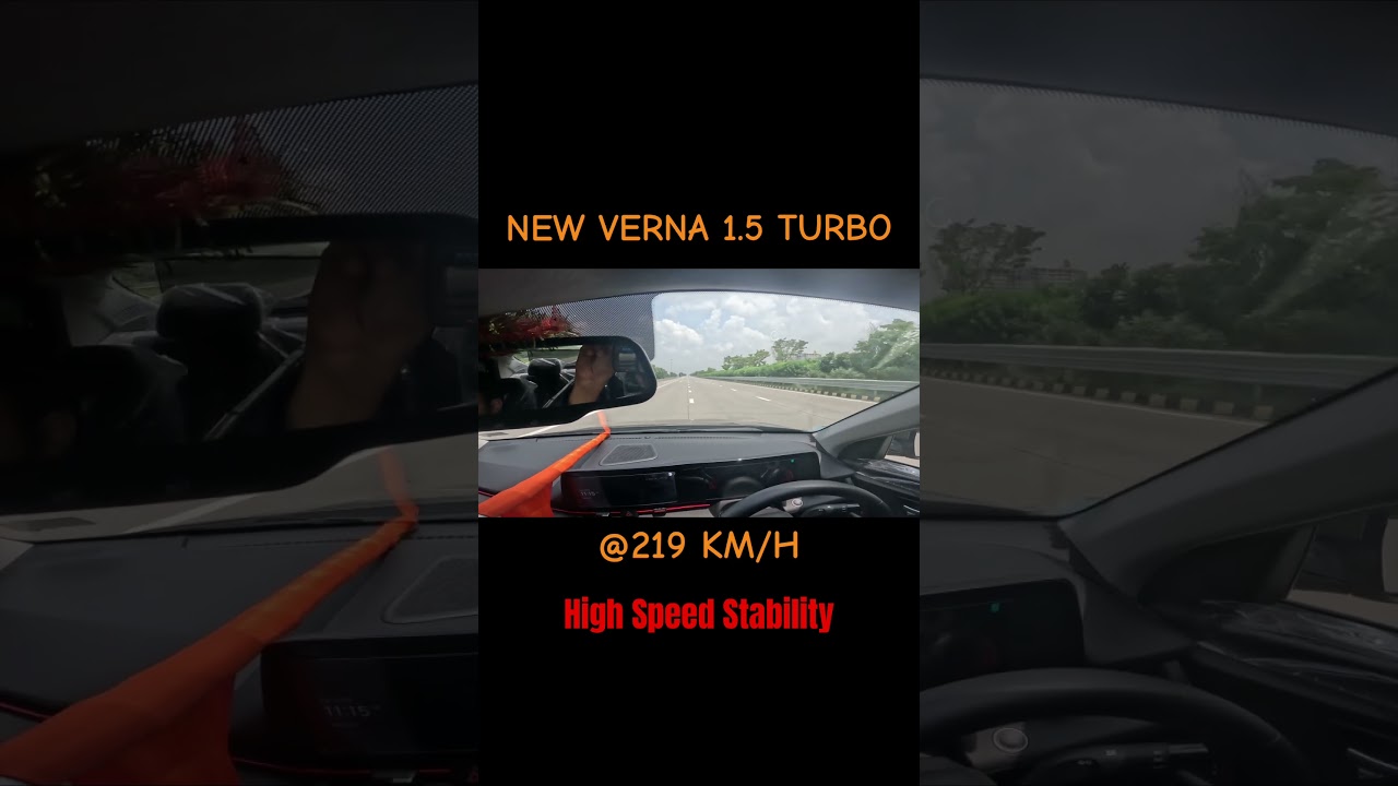 New Verna 1.5 Turbo Top Speed