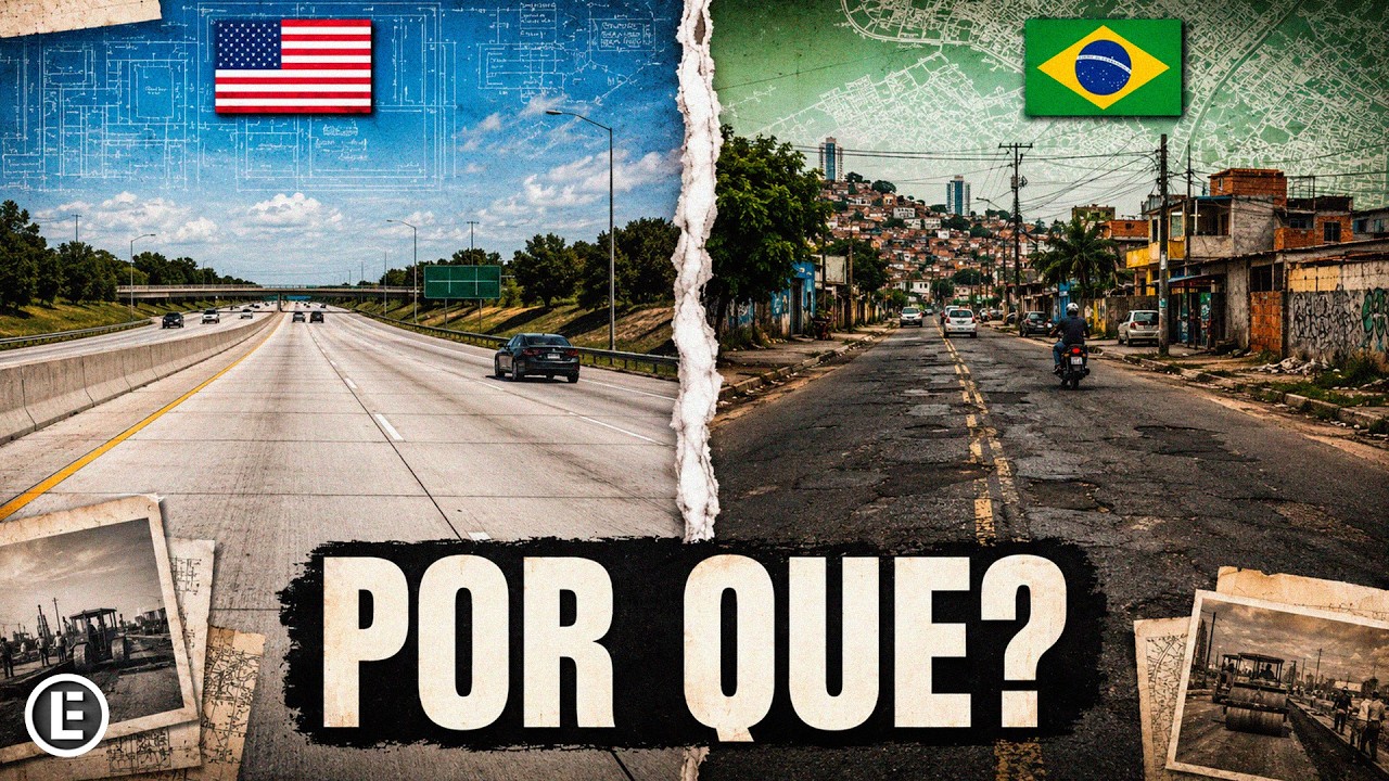Por que não fazemos estradas como os Americanos?!