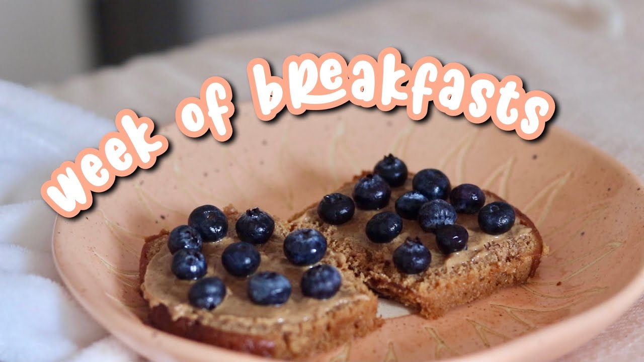 week of my vegan breakfasts (fall edition)