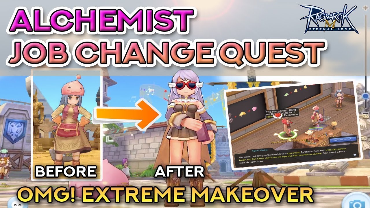 КВЕСТ НА СМЕНУ ПРОФЕССИИ АЛХИМИКА | Ragnarok Mobile: Вечная любовь