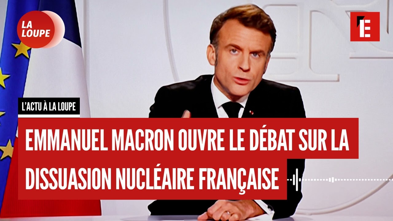 Emmanuel Macron ouvre le débat sur la dissuasion nucléaire française