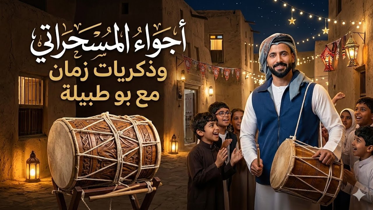 أجواء المسحراتي وذكريات زمان مع «بو طبيلة» 🥁🌙
