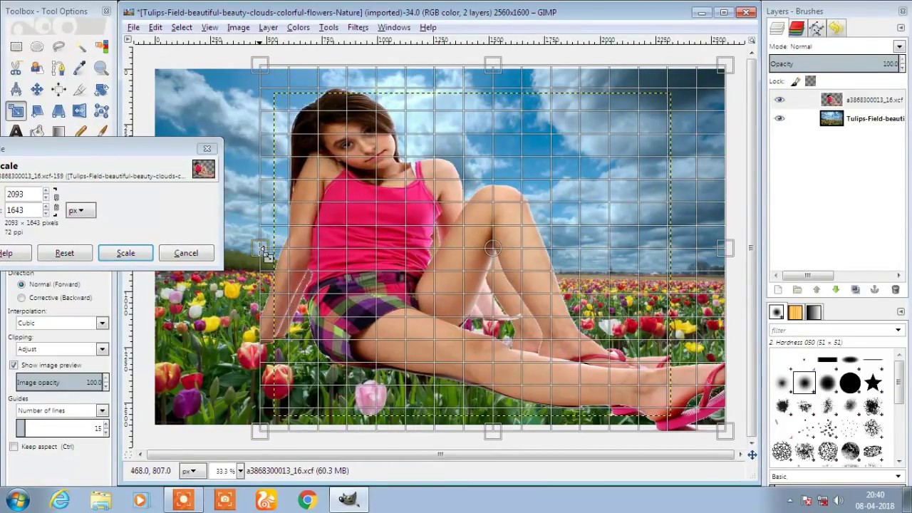 HD Photo Editing GIMP 2018