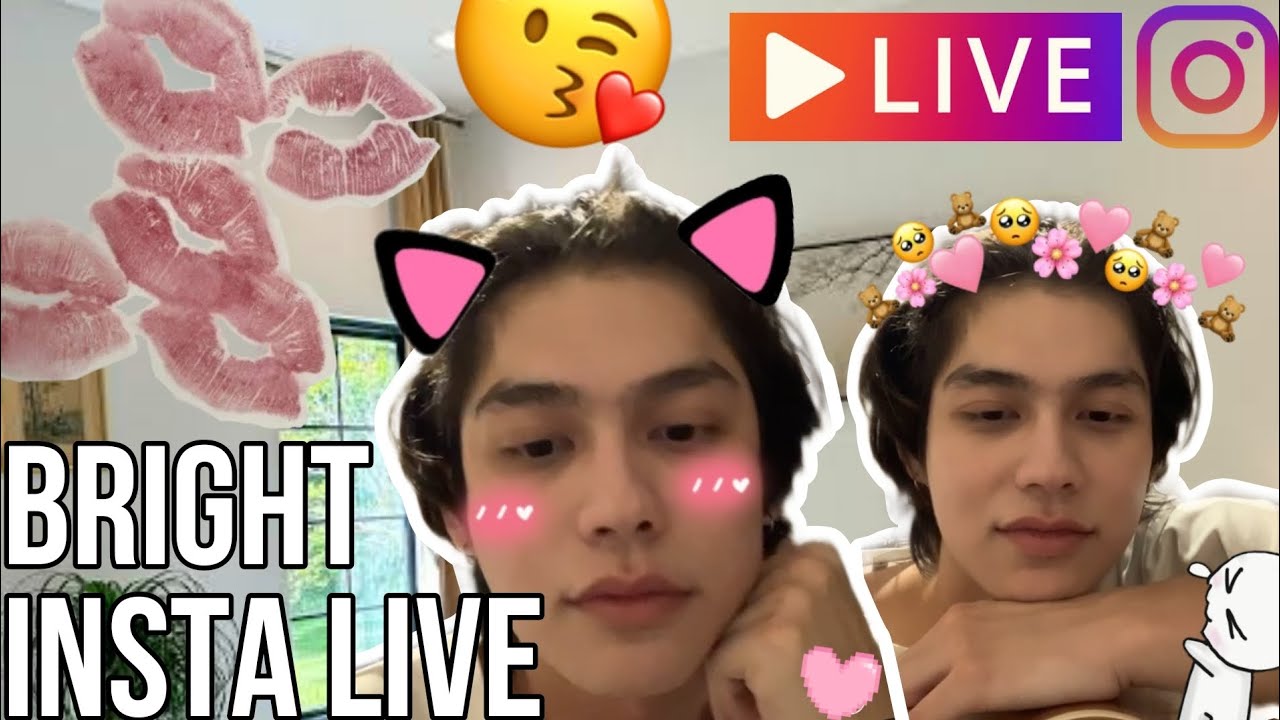 Bright Vachirawit Chivaaree (ไบร์ท วชิรวิชญ์ ชีวอารี) - Night Insta Live update for 2024 #brightwin