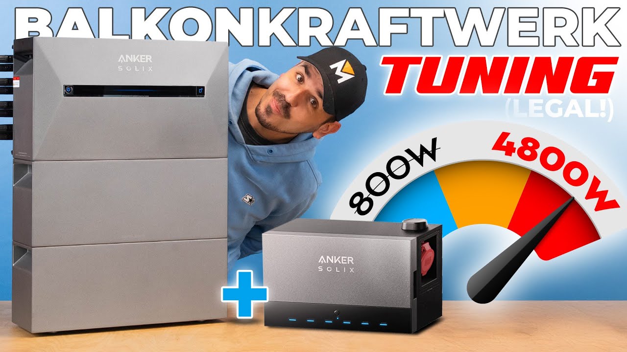 Mein Balkonkraftwerk wird zur PV-Anlage! | Anker SOLIX Power Dock im Test