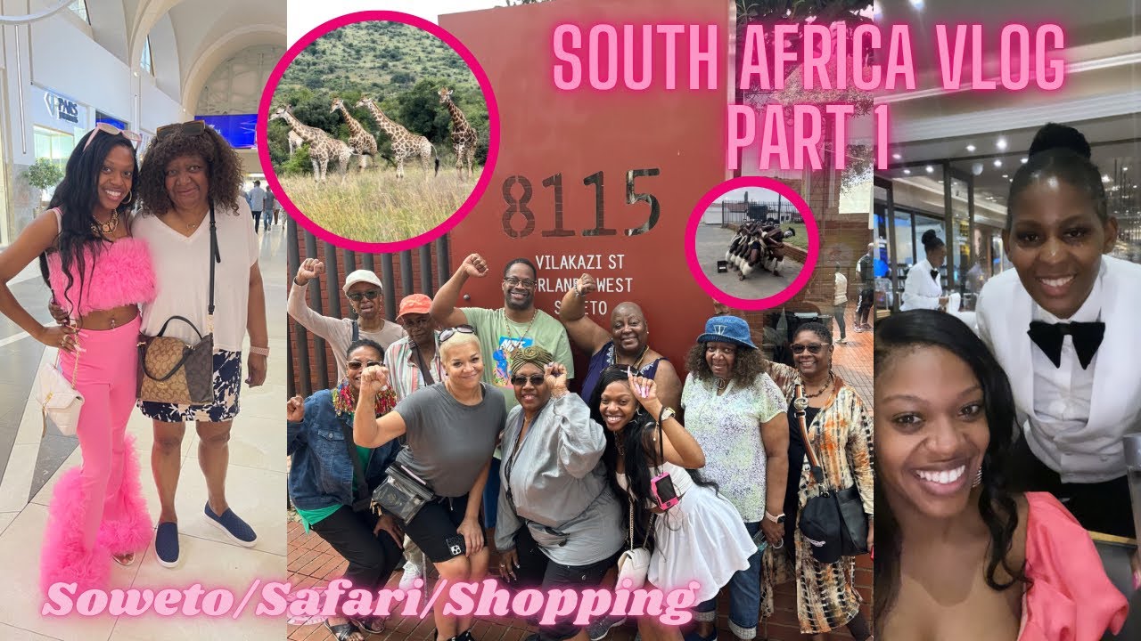SOUTH AFRICA VLOG PT1/ MY FIRST TIME OUT THE COUNTRY/ TRYING NEW FOODS/ SAFARI & MORE