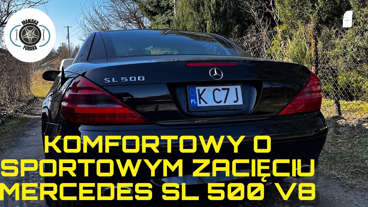 MERCEDES SL 500 V8, R230. CZY GODNIE ZASTĄPIŁ R129? MEGA KOMFORT.