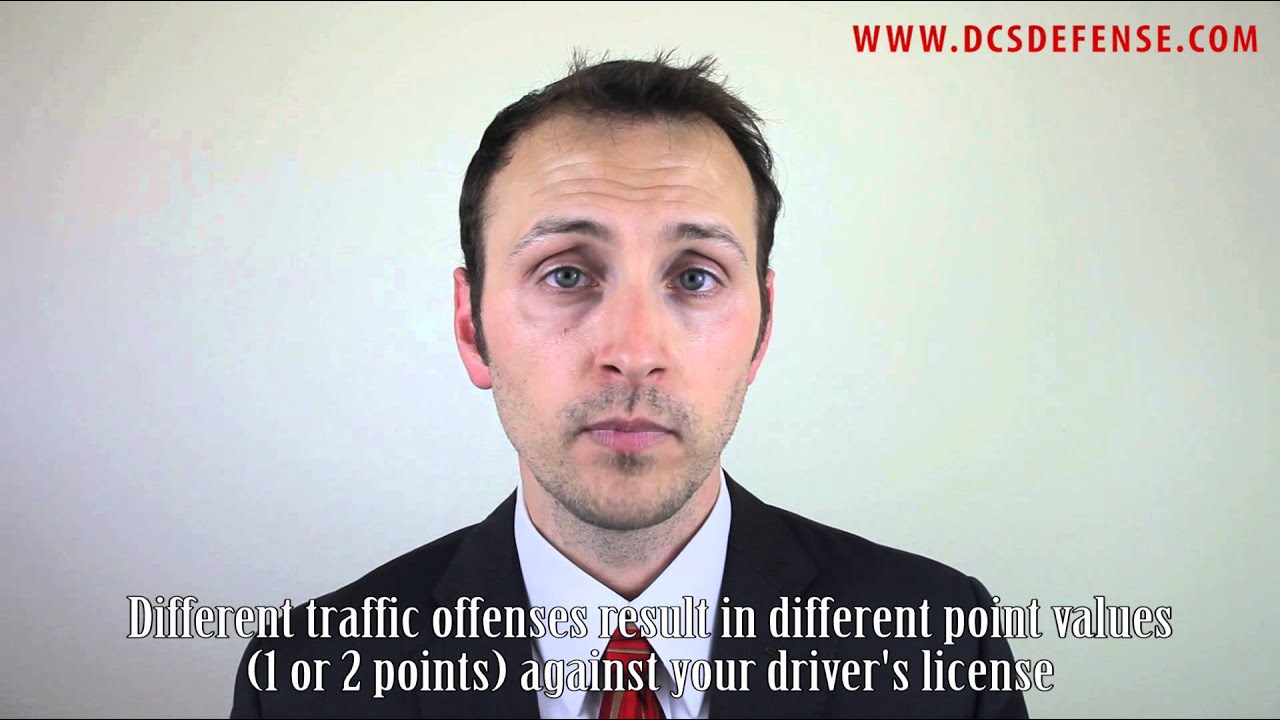 How Does The California DMV Point System Work?