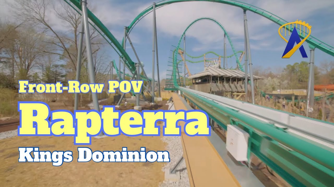 Rapterra Roller Coaster POV from Kings Dominion