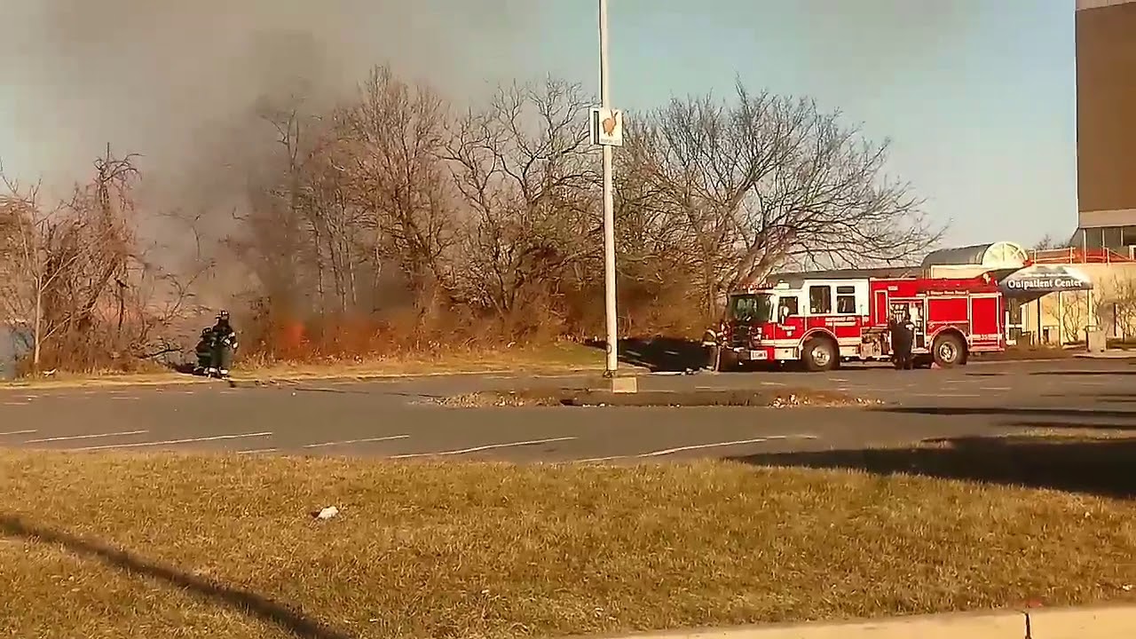 Baltimore City-Cherry Hill, Maryland Large Brush Fire